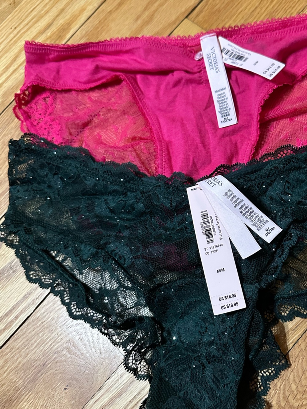 NWT bundle of 2 Victoria's Secret Lace Panties